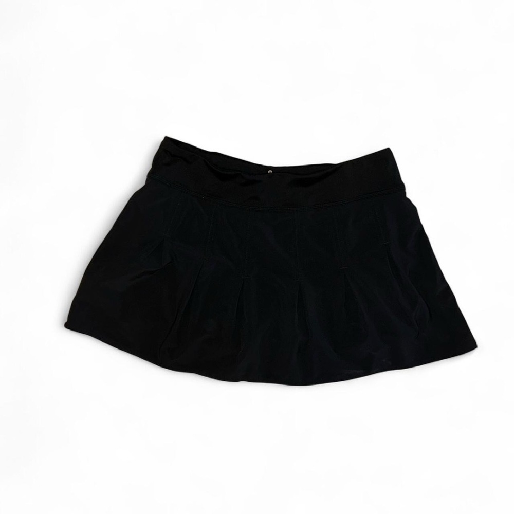 Athleta get goin black tennis skirt with built-in shorts Size S - Picture 2 of 5